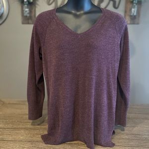 V neck Long Sleeve Sweater